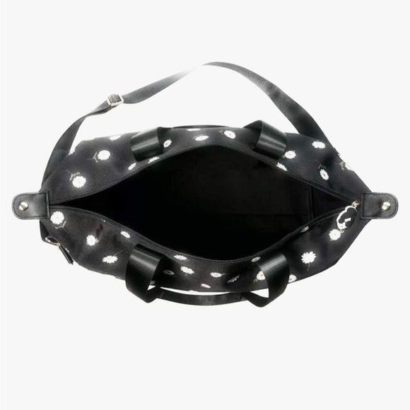 Alice & Olivia black daisy duffel bag - Picture 3 of 10